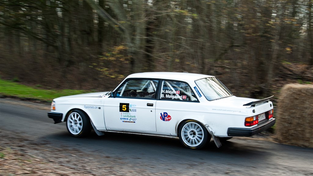 Heino Mejer og Bo Mølgaard kørte sig med stabil kørsel til endnu et Danmarksmesterskab i år.
(Foto: rallypics.dk-Viggo Johansen)